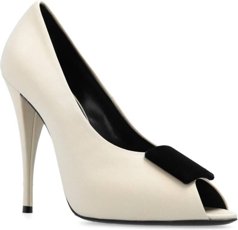 Saint Laurent Peep pumps Beige Dames