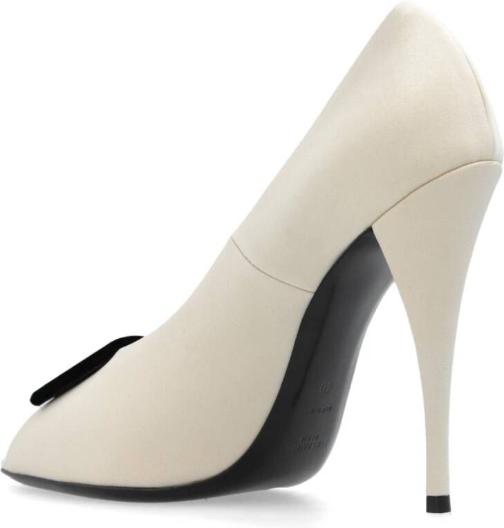 Saint Laurent Peep pumps Beige Dames