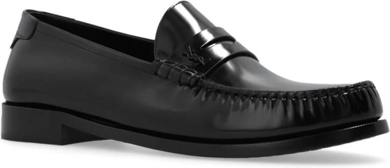 Saint Laurent Penny loafers Black Heren