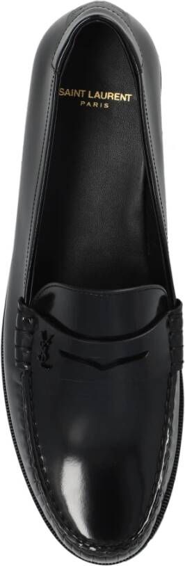 Saint Laurent Penny loafers Black Heren