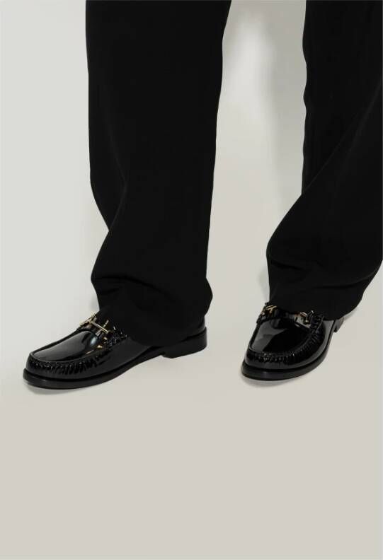 Saint Laurent Penny loafers Black Heren