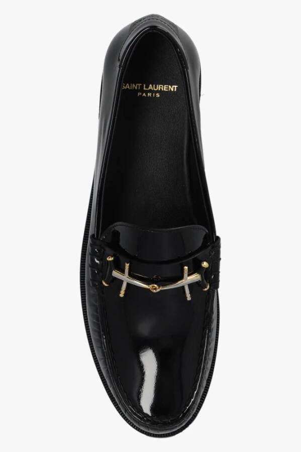 Saint Laurent Penny loafers Black Heren