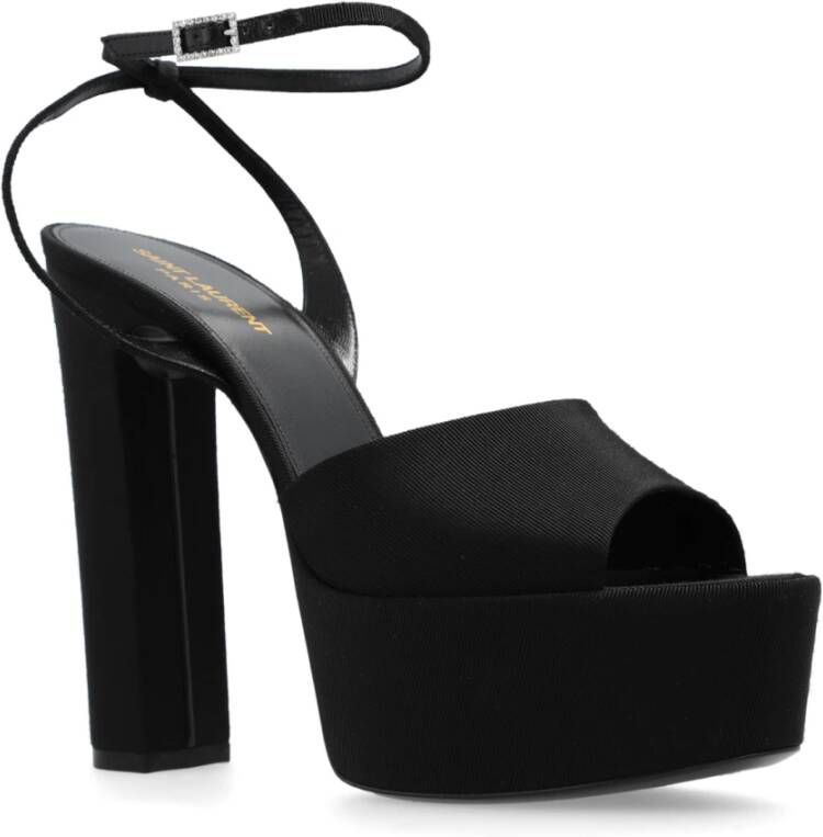 Saint Laurent platform sandalen Black Dames