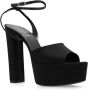 Saint Laurent Stijlvolle Zomer Sandalen Black Dames - Thumbnail 4