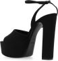 Saint Laurent Stijlvolle Zomer Sandalen Black Dames - Thumbnail 5