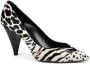 Saint Laurent Dierenprint Hoge Hakken White Dames - Thumbnail 3