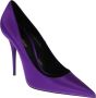 Saint Laurent Paarse Satijnen Marilyn Pumps Purple Dames - Thumbnail 2