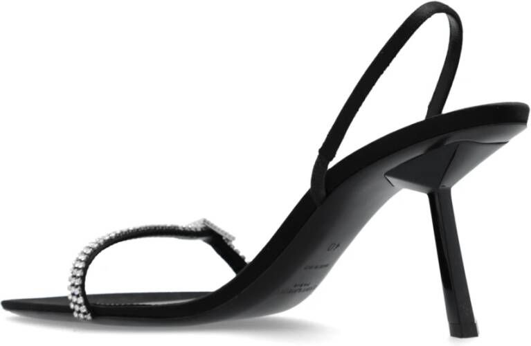 Saint Laurent Rendez-Vous hoge hak sandalen Black Dames