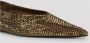 Saint Laurent Rhinestone Ballerina Flats Yellow Dames - Thumbnail 3