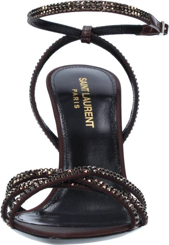 Saint Laurent Sandalen Bruin Brown Dames