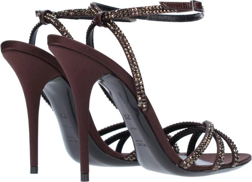 Saint Laurent Sandalen Bruin Brown Dames