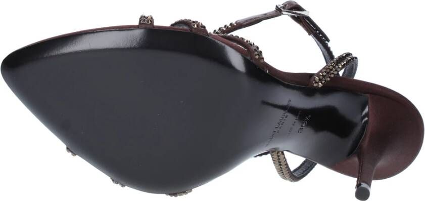 Saint Laurent Sandalen Bruin Brown Dames