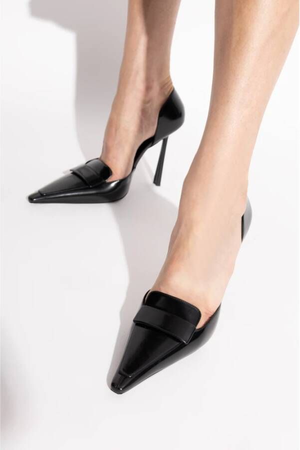 Saint Laurent Schoenen met hak Dorsay Black Dames