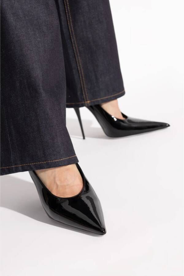 Saint Laurent Schoenen met hak Lentracte Black Dames