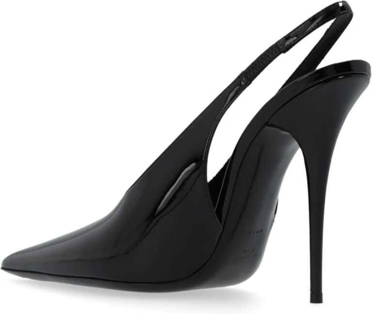 Saint Laurent Schoenen met hak Lentracte Black Dames