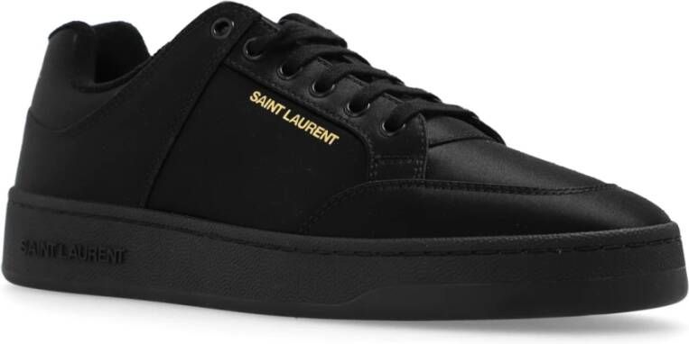 Saint Laurent Sl51 Low satin sneakers Black Dames