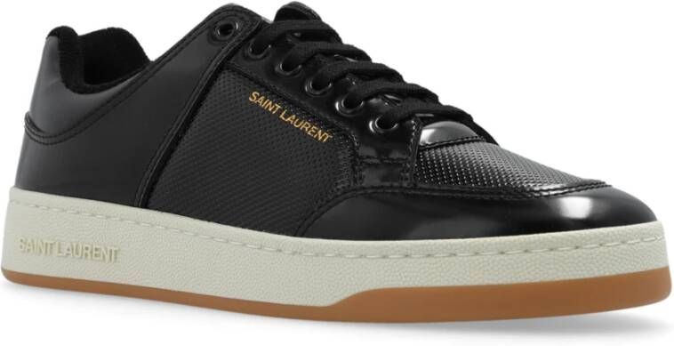 Saint Laurent Sl51 Low satin sneakers Black Dames