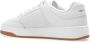 Saint Laurent Witte Lage Veterschoenen van Leer White Heren - Thumbnail 6