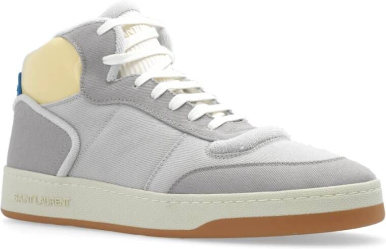 Saint Laurent Sl 80 hoge sneakers Gray Heren