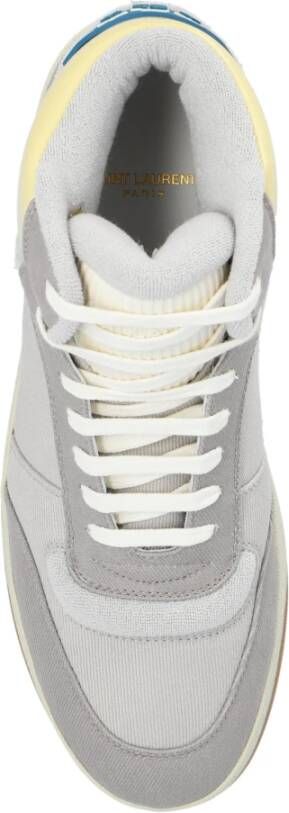 Saint Laurent Sl 80 hoge sneakers Gray Heren