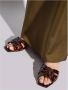 Saint Laurent Slippers met dierenmotief Black Dames - Thumbnail 2