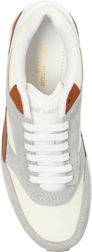 Saint Laurent Sneakers met logo Gray Heren