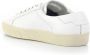 Saint Laurent Witte canvas sneakers met leren detail White Heren - Thumbnail 3