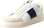 Saint Sneakers Witte Leren Sneakers met Geperforeerde Neus White Heren - Thumbnail 2