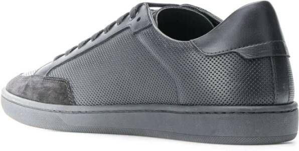 Saint Laurent Clic Low-Top Sneakers Zwart Heren