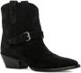 Saint Laurent Stijlvolle Enkellaarzen Black Dames - Thumbnail 2