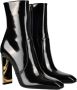 Saint Laurent Stijlvolle Enkellaarzen Black Dames - Thumbnail 2