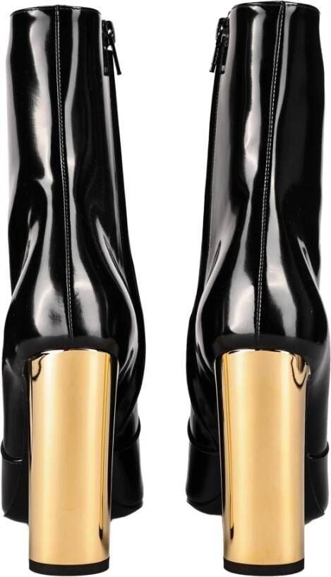 Saint Laurent Stijlvolle Enkellaarzen Black Dames