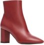 Saint Laurent Stijlvolle Enkellaarzen Red Dames - Thumbnail 2