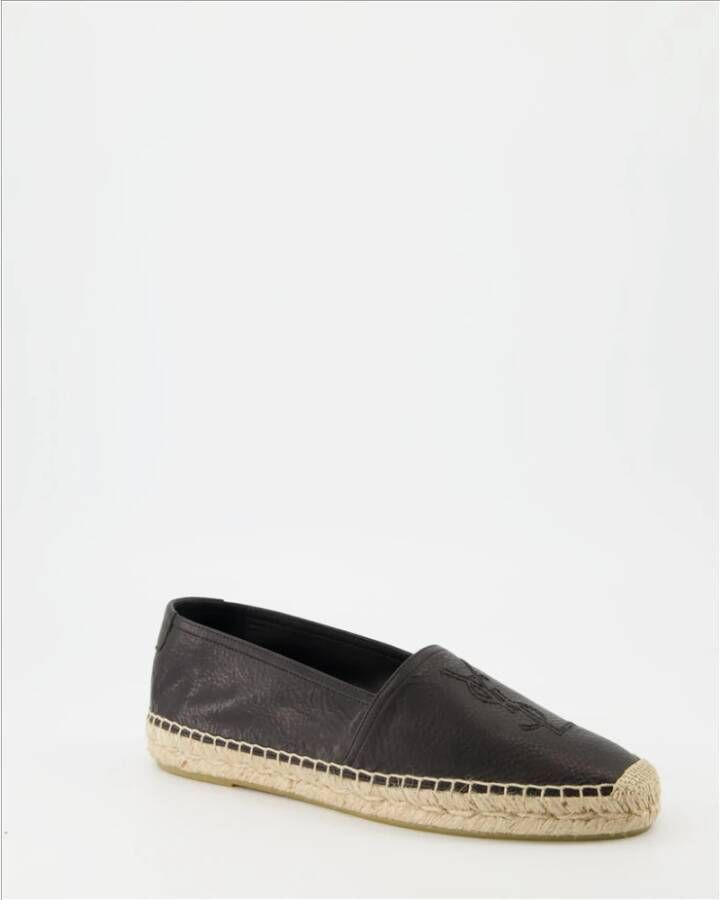 Saint Laurent Stijlvolle Espadrilles voor Zomeroutfits Black Heren