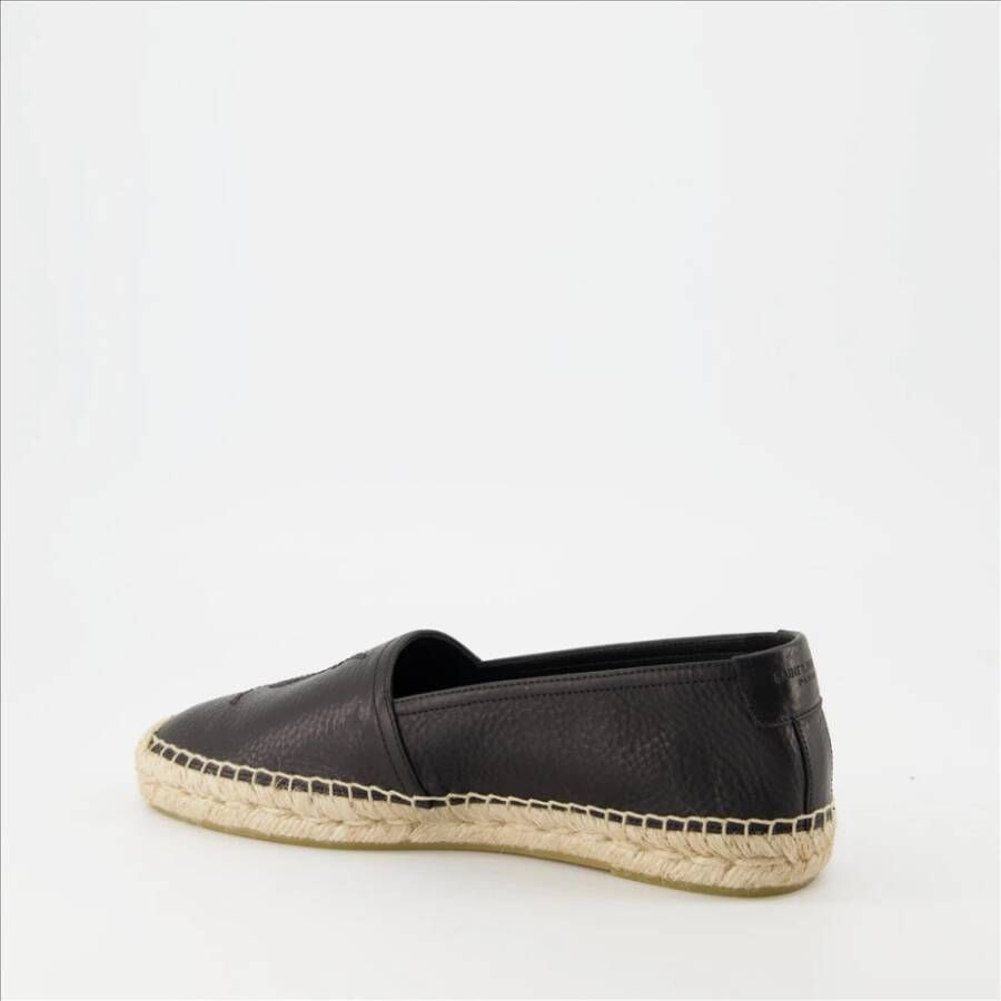 Saint Laurent Stijlvolle Espadrilles voor Zomeroutfits Black Heren