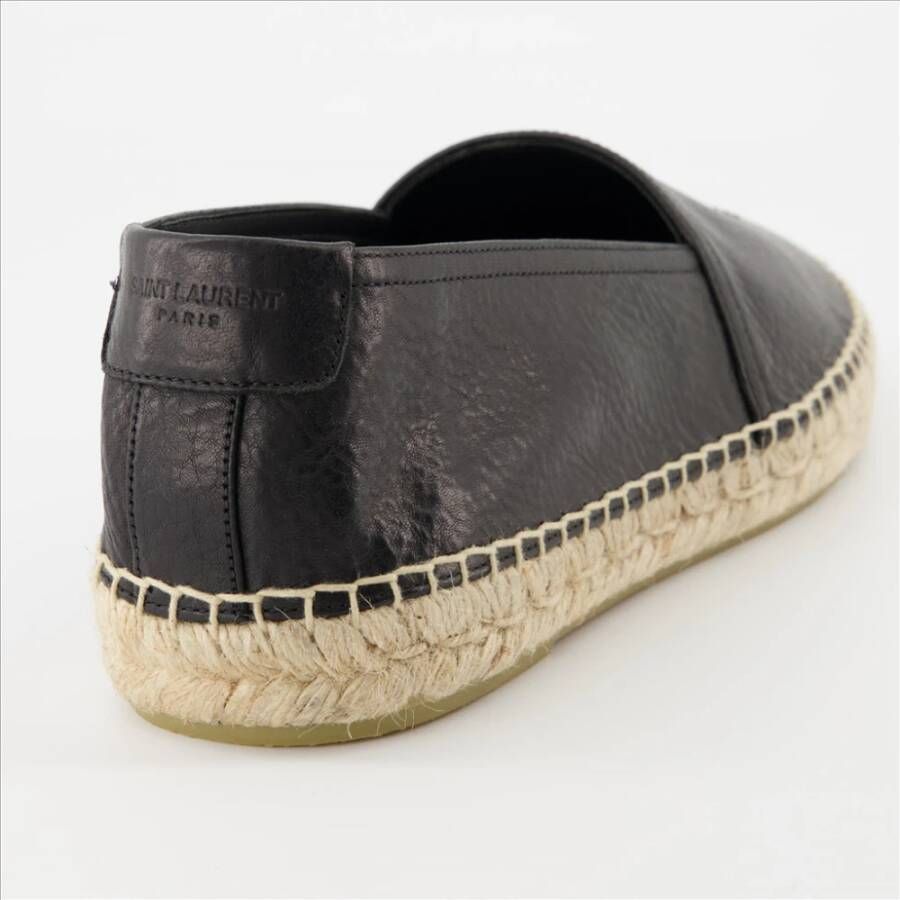 Saint Laurent Stijlvolle Espadrilles voor Zomeroutfits Black Heren