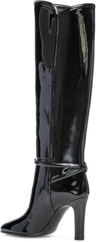 Saint Laurent Stijlvolle Kniekousen Black Dames