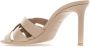 Saint Laurent Stijlvolle Mules voor Trendy Vrouwen Beige Dames - Thumbnail 3