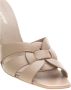 Saint Laurent Stijlvolle Mules voor Trendy Vrouwen Beige Dames - Thumbnail 4