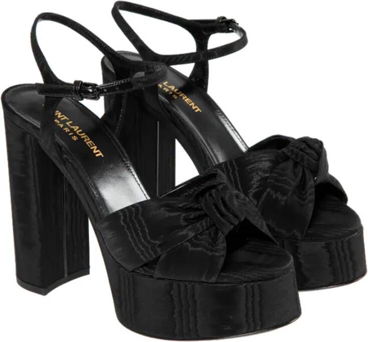 Saint Laurent Stijlvolle Sandalen Black Dames