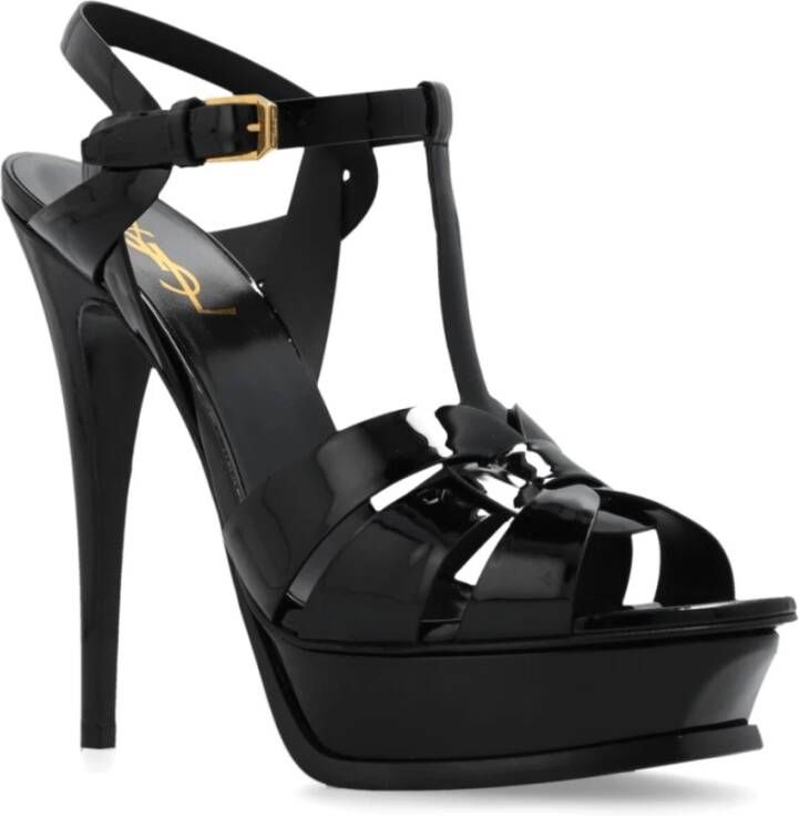 Saint Laurent Stijlvolle Sandalen voor de Zomer Black Dames