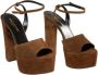 Saint Laurent Stijlvolle Sandalen voor de Zomer Brown Dames - Thumbnail 2