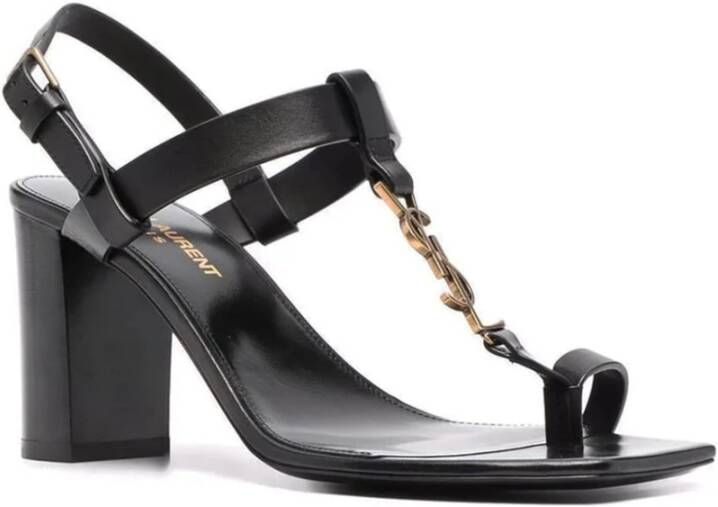 Saint Laurent Stijlvolle Sandalen voor Zomer Outfits Black Dames