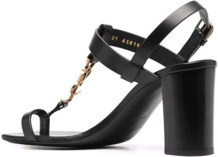 Saint Laurent Stijlvolle Sandalen voor Zomer Outfits Black Dames