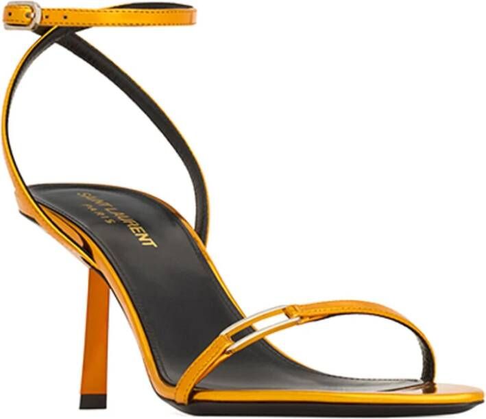 Saint Laurent Stijlvolle Sandalen voor Zomer Outfits Orange Dames