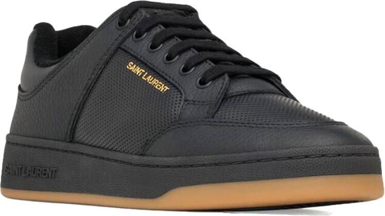 Saint Laurent Stijlvolle Sneakers met Uniek Design Black Dames