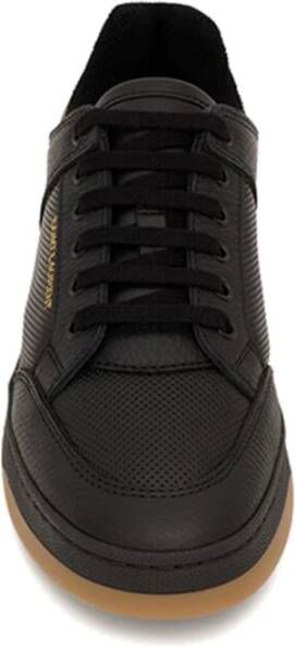 Saint Laurent Stijlvolle Sneakers met Uniek Design Black Dames