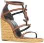 Saint Laurent Stijlvolle Wedge Espadrilles voor Vrouwen Brown Dames - Thumbnail 2