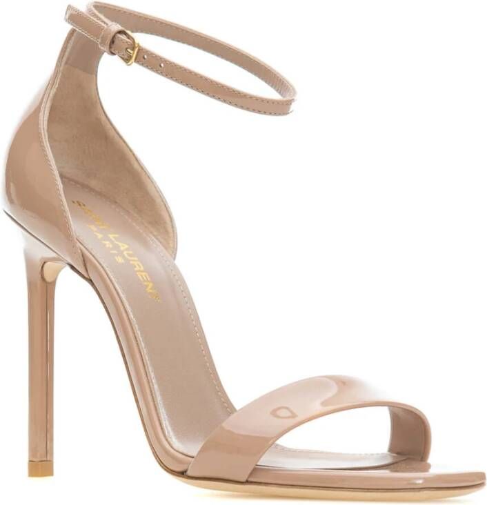 Saint Laurent Stijlvolle Zomer Sandalen Beige Dames