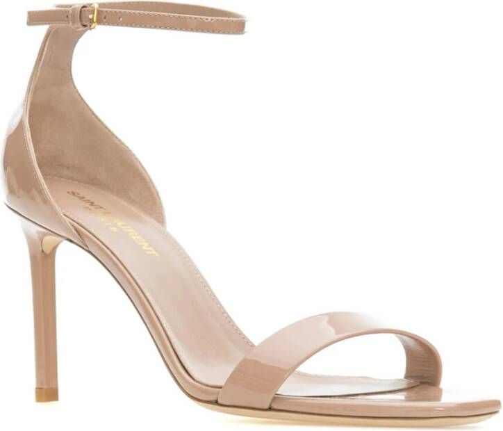 Saint Laurent Stijlvolle Zomer Sandalen Beige Dames